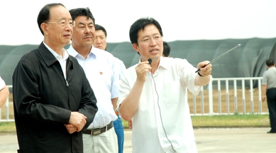 原中共中央書記處書記、中紀(jì)委副書記何勇視察我公司