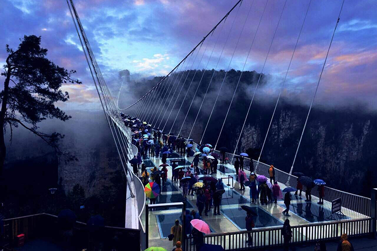 長沙出發(fā)到張家界玻璃橋、天門山、玻璃棧道、鳳凰古城3日游